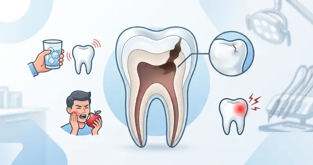 علامات تحذيرية قد تدل على وجود تسوس داخلي
