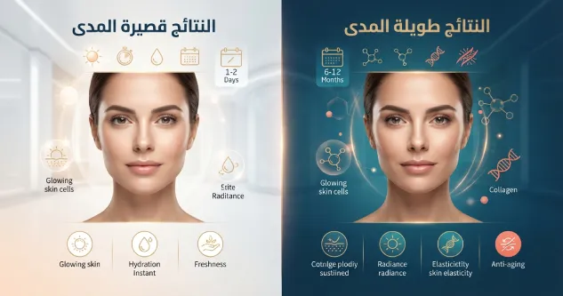 الفرق بين النتائج قصيرة وطويلة المدى؟