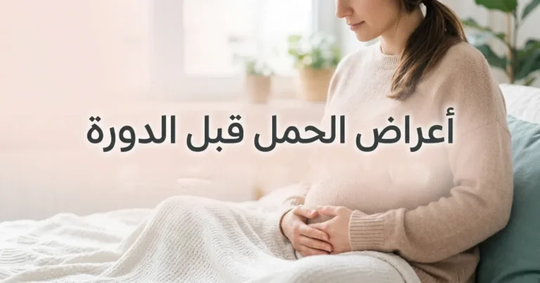 اعراض الحمل قبل الدورة